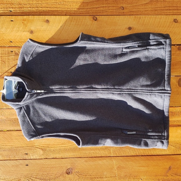 Lands' End Other - Lands End Fleece Zippered Vest 38-40 Gray